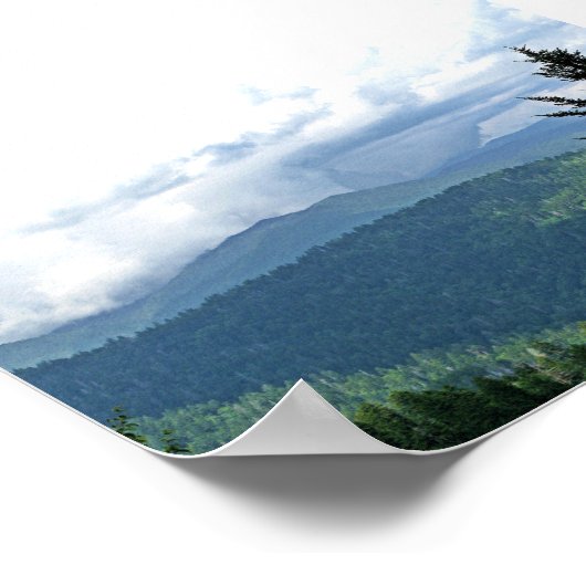 アメリカ合衆国，クウ素晴らしウ， Clingmans Domeを更新 ポスター (角)