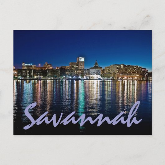 アメリカ合衆国，ゲオリガ，サバンナ ポストカード (正面)