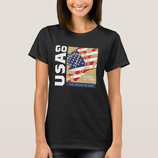 アメリカ合衆国 コンカカフネイションズリーグ 決勝戦 Tシャツ (正面)