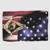 アメリカ合衆国 ゴルフタオル (横)