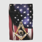 アメリカ合衆国 ゴルフタオル (正面)