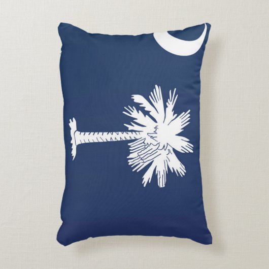 アメリカ合衆国，サウスカロライナ州の州旗 アクセントクッション (正面(垂直))