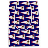 アメリカ合衆国，サモアとの抱き枕 ミディアムペーパーバッグ (正面)