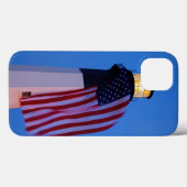 アメリカ合衆国, ジョージア州, タイビーアイランド, 旗がはためく 2 Case-Mate iPhoneケース (裏面 (横))