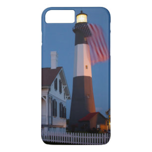 アメリカ合衆国, ジョージア州, タイビーアイランド, 旗がはためく iPhone 8 PLUS/7 PLUSケース