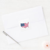 アメリカ合衆国 スクエアシール (封筒)