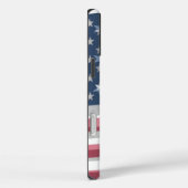 アメリカ合衆国:ストライプデザインの星とはっきりした星 Case-Mate iPhoneケース (裏面 / 右)