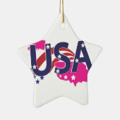 アメリカ合衆国 セラミックオーナメント (右)