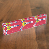 アメリカ合衆国,セントルイス国旗, Patriotic desk nameplate デスクネームプレート (側面)