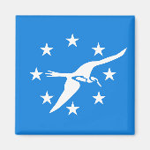 アメリカ合衆国,テキサス州,コーパス・クリスティー国旗と磁石 マグネット (正面)