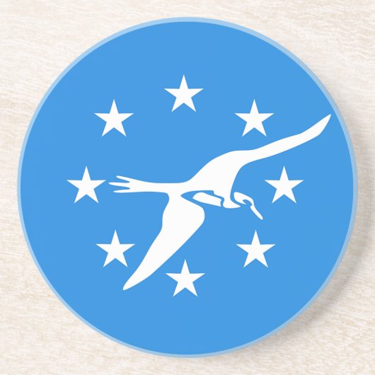 アメリカ合衆国,テキサス州,コーパス・クリスティ州旗とコースター コースター (正面)