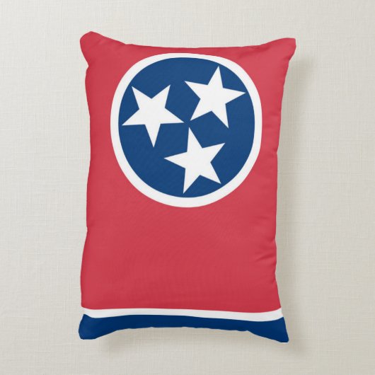 アメリカ合衆国，テネシー州の国旗 アクセントクッション (裏面(縦))
