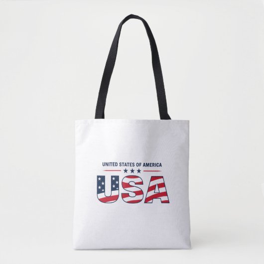 アメリカ合衆国 トートバッグ (正面)