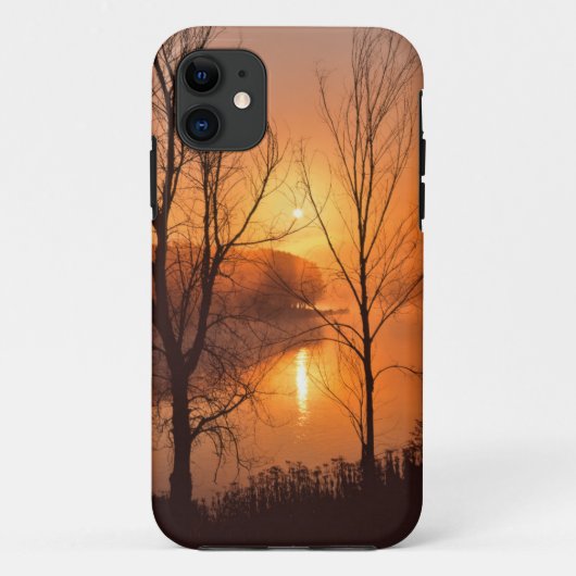 アメリカ合衆国、ニューイングランド、メイン州。秋の日の出 Case-Mate iPhoneケース (裏面)