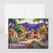 アメリカ合衆国 ニューメキシコ州チマヨ ポストカード (正面/裏面)