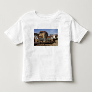 アメリカ合衆国 ニューメキシコ州トゥクムカリ。ルート66。 トドラーTシャツ