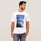 アメリカ合衆国、ニューヨーク州、ナイアガラの滝。アメリカ滝入り口 Tシャツ (正面フル)