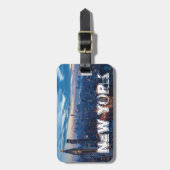 アメリカ合衆国，ニューヨーク市 ラゲッジタグ (正面縦)