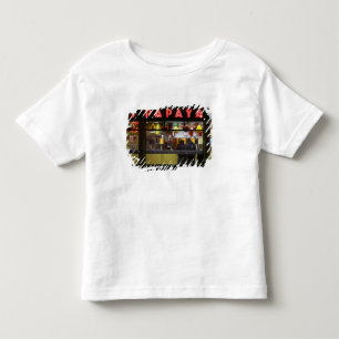 アメリカ合衆国, ニューヨーク. グレイ・パパヤ: 窓 トドラーTシャツ