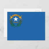 アメリカ合衆国,ネバダ州の州旗 ポストカード (正面/裏面)