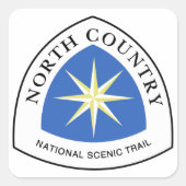 アメリカ合衆国，ノースカントリーのトレイル標識 スクエアシール (正面)