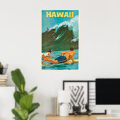 アメリカ合衆国 ハワイ州 伝統的な旅行 ポスター (ホームオフィス)
