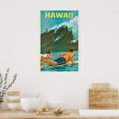 アメリカ合衆国 ハワイ州 伝統的な旅行 ポスター (キッチン)
