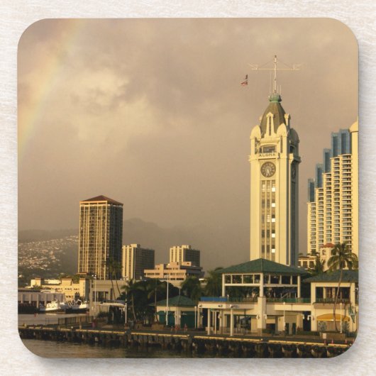 アメリカ合衆国，ハワイ，ホノルル上の虹 コースター (正面)