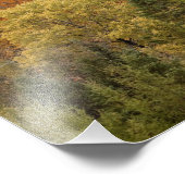 アメリカ合衆国，バーモント州，教会のある秋の風景 フォトプリント            (角)