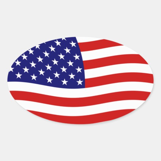 アメリカ合衆国 フラッグ ステッカー (正面)