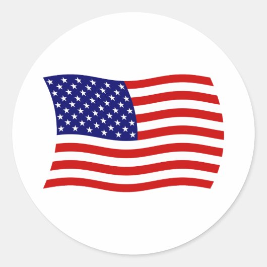 アメリカ合衆国 フラッグ ステッカー (正面)