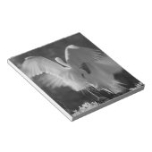 アメリカ合衆国, フロリダ州, ダイサギ (Ardea alba) 赤外線 3 ノートパッド (アングル)