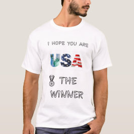 アメリカ合衆国+プライド+世界チャンピオン+アメリカ国旗+アスリート Tシャツ