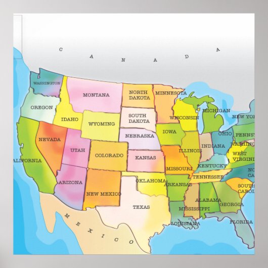 アメリカ合衆国 ポスター (正面)