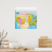 アメリカ合衆国 ポスター (キッチン)