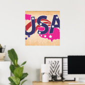 アメリカ合衆国 ポスター (ホームオフィス)