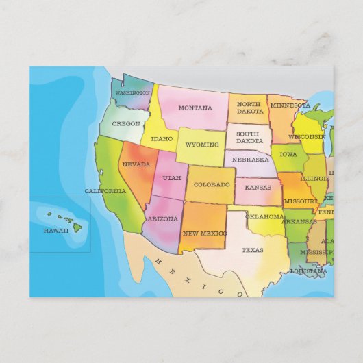 アメリカ合衆国 ポストカード (正面)