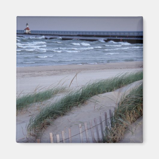 アメリカ合衆国，ミシガン州，ベルリエン郡，セントジョセフ， マグネット (正面)