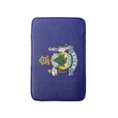 アメリカ合衆国，メイン州の国旗 バスマット (正面縦)