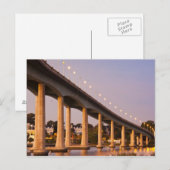 アメリカ合衆国 メリーランド州 アナポリス サバンナ川の橋 ポストカード (正面/裏面)