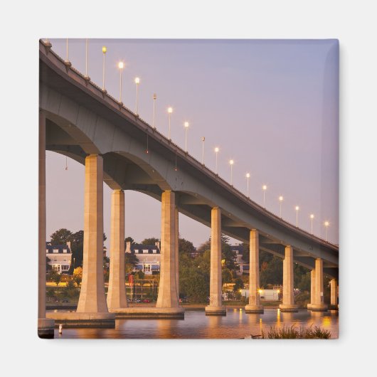 アメリカ合衆国 メリーランド州 アナポリス サバンナ川の橋 マグネット (正面)