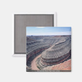 アメリカ合衆国，ユタ，グースネックス州パーク マグネット (正面/裏面)