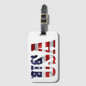 アメリカ合衆国 ラゲッジタグ (正面縦)