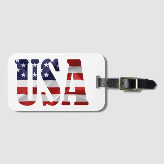 アメリカ合衆国 ラゲッジタグ (正面横)