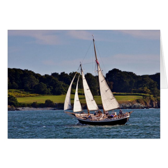 アメリカ合衆国，ロードアイランド，ニューポートでの帆走 (正面横)