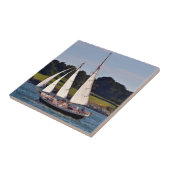 アメリカ合衆国，ロードアイランド，ニューポートでの帆走 タイル (側面)