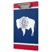 アメリカ合衆国，ワイオミング州旗と愛国的なクリップボード クリップボード (左)