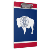 アメリカ合衆国，ワイオミング州旗と愛国的なクリップボード クリップボード (右)