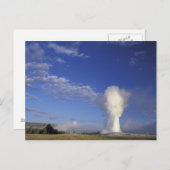 アメリカ合衆国、ワイオミング。イエローストーン国立公園古い ポストカード (正面/裏面)