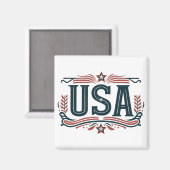 アメリカ合衆国,ヴィンテージ マグネット (正面/裏面)